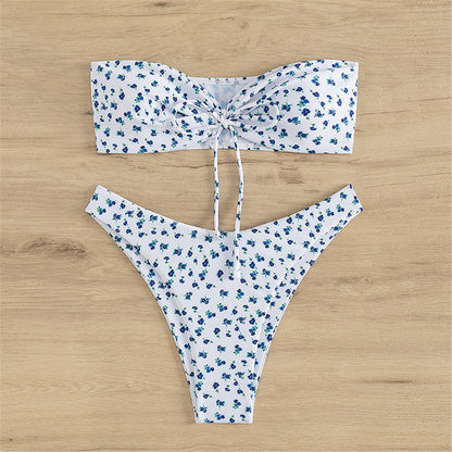 Julie Sexy Flowers Floral Bandeau Bikini