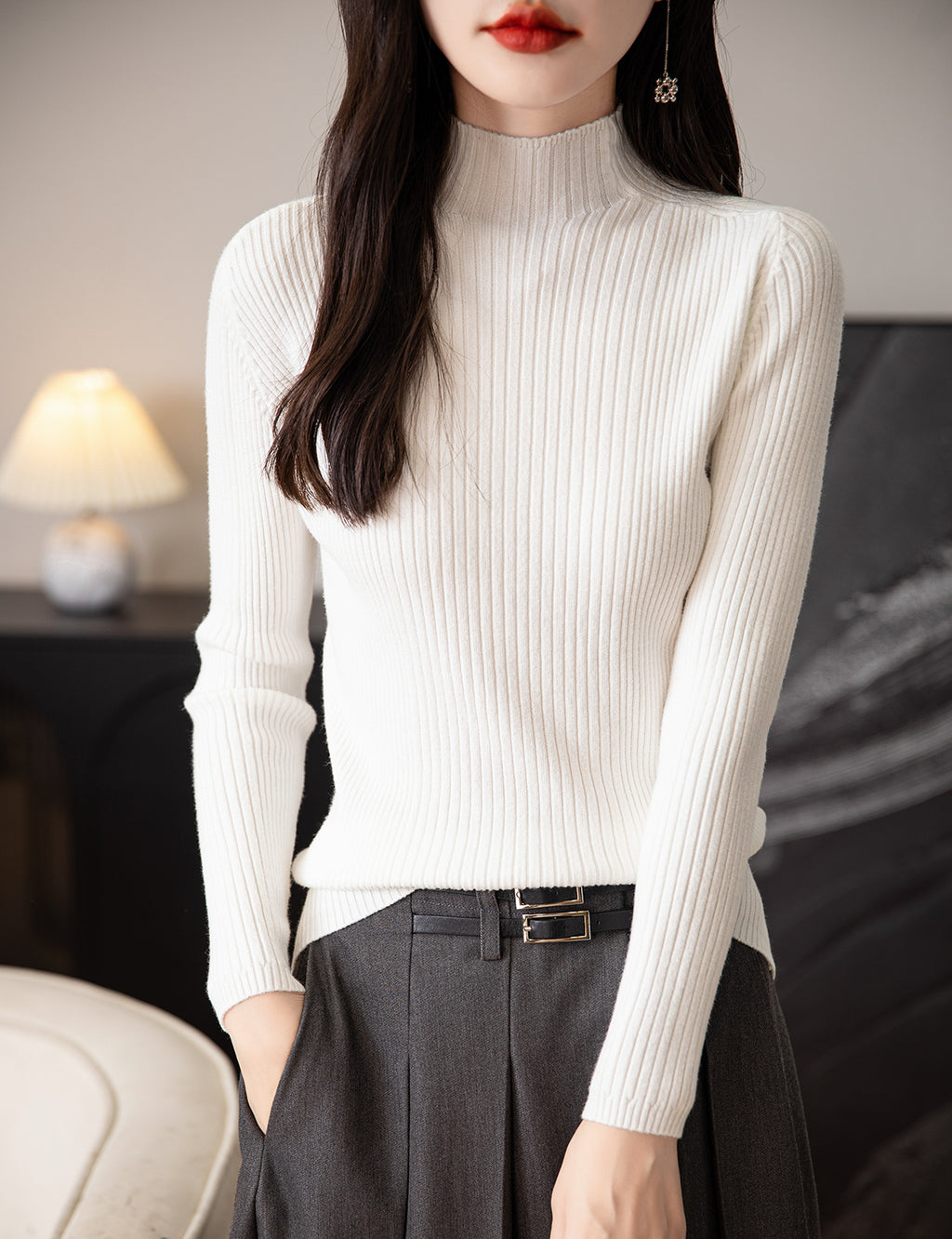 Holly Turtleneck Woman Sweater