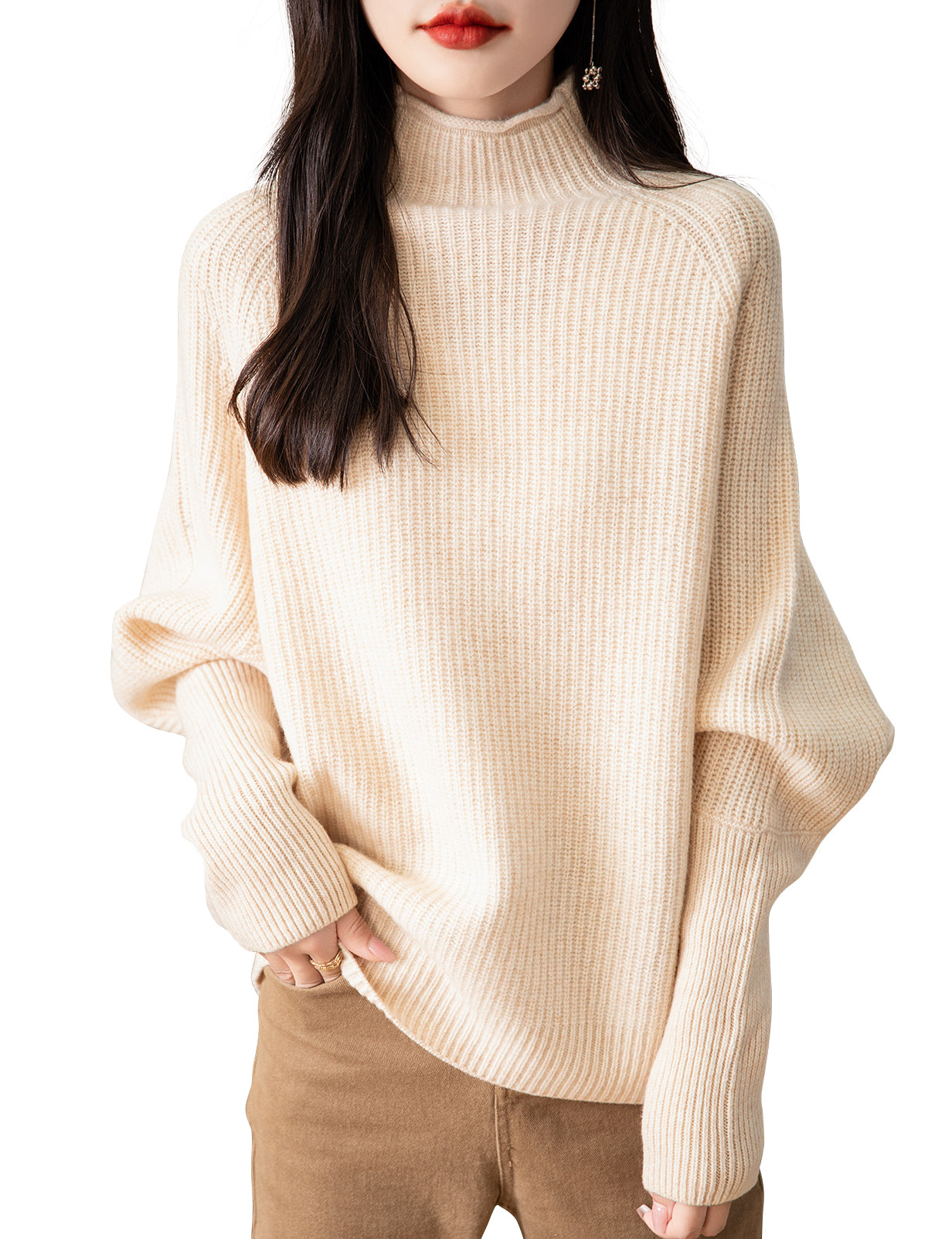 Jasmine Woman Turtleneck Sweater