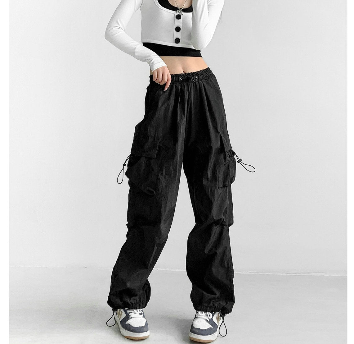 Nancy Wide Leg Baggy Cargo Pants