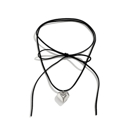 Joan Goth Love Heart Pendant Necklace