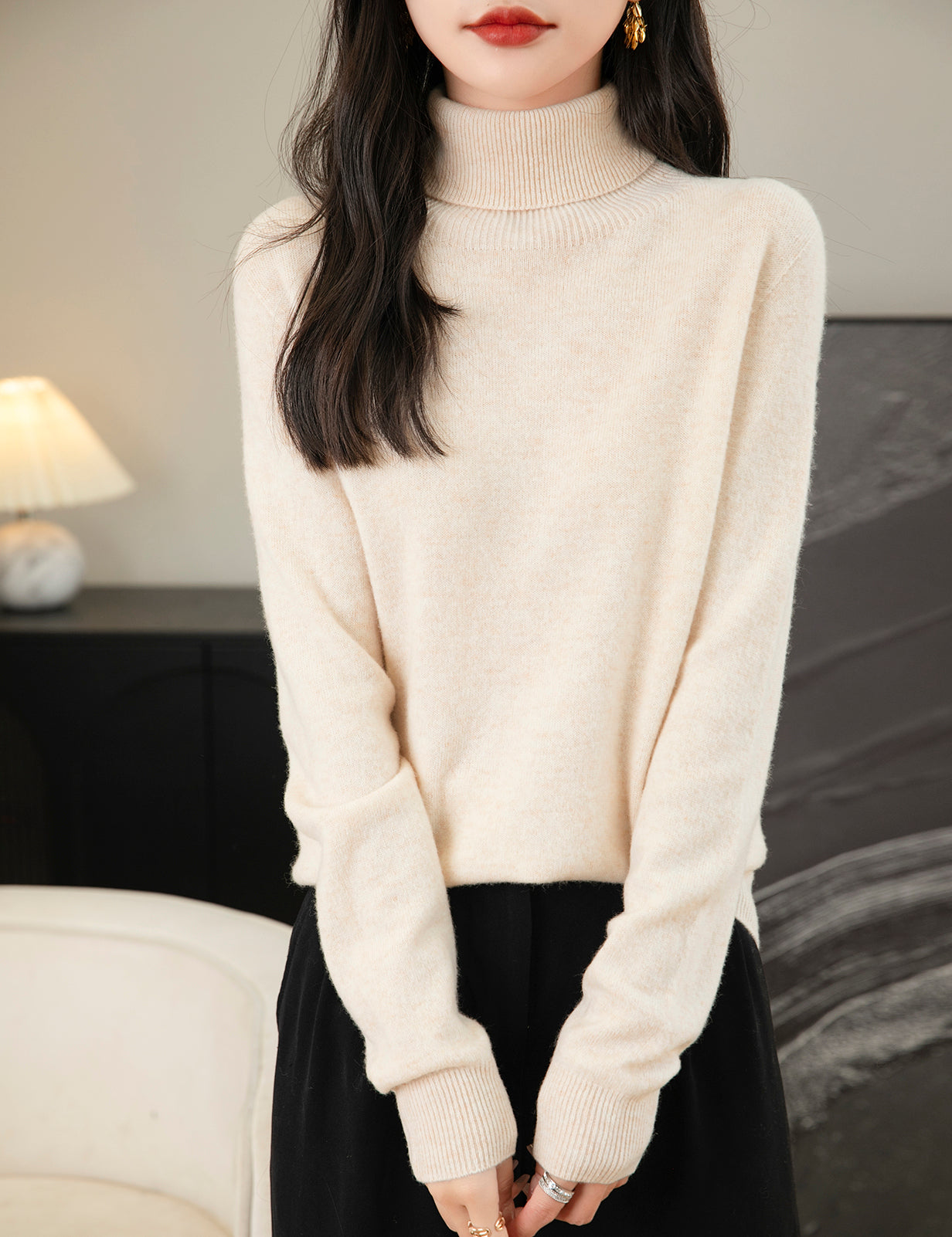 Judy Woman Turtleneck Sweater