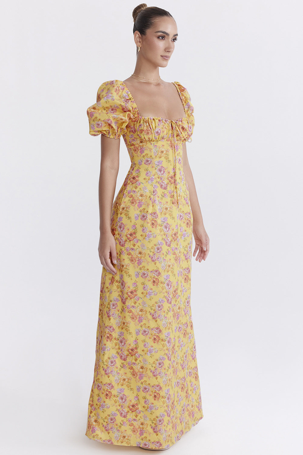 Kate Puff Sleeve Loose Maxi Dress