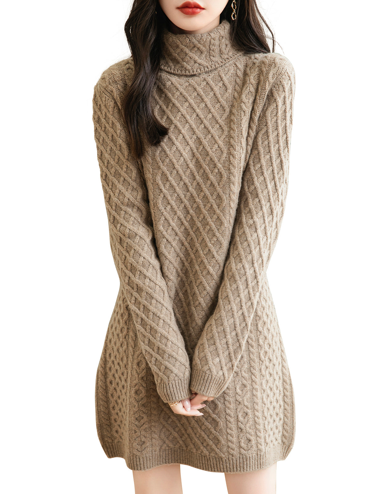 Sharon Woman Turtleneck Sweater