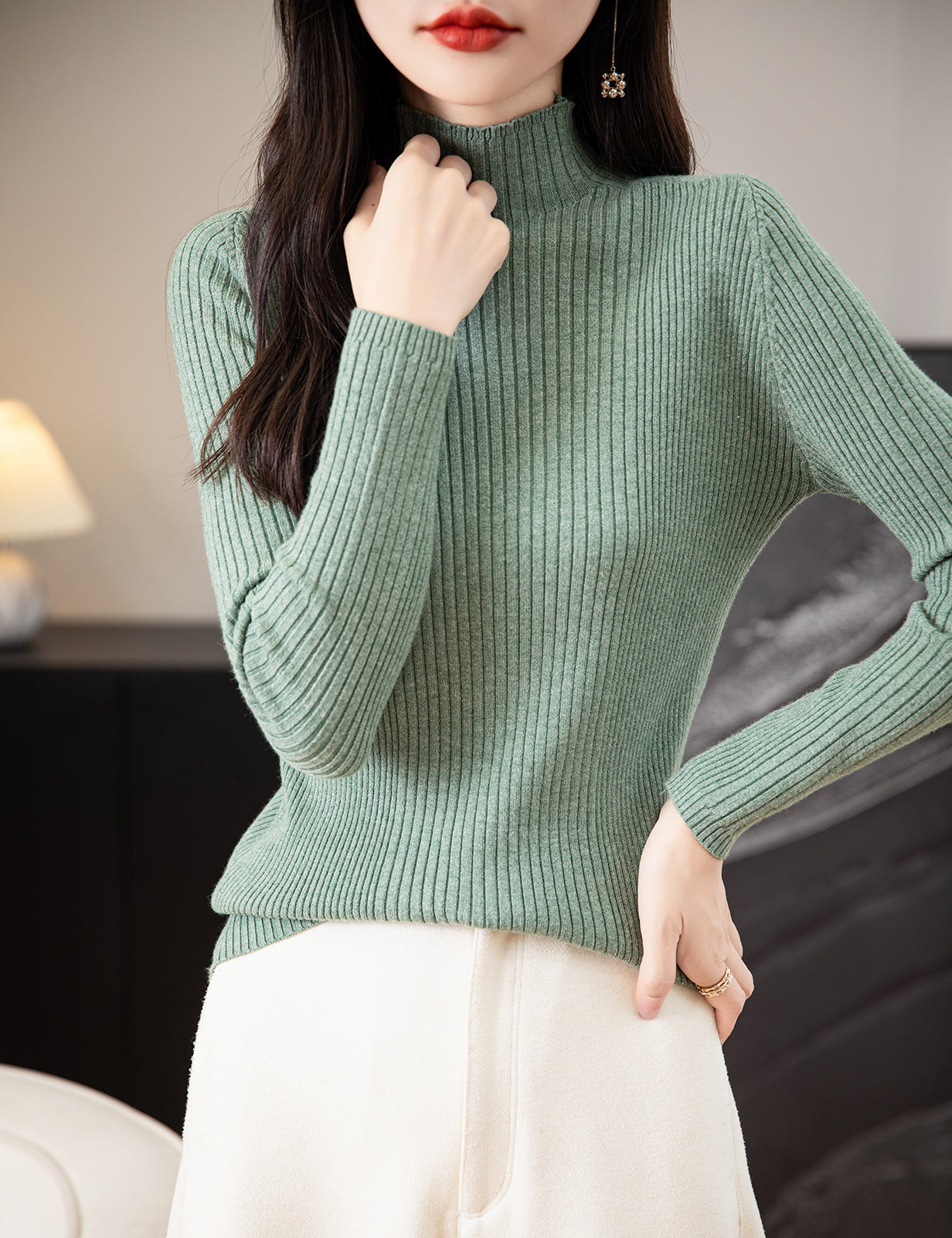 Holly Turtleneck Woman Sweater