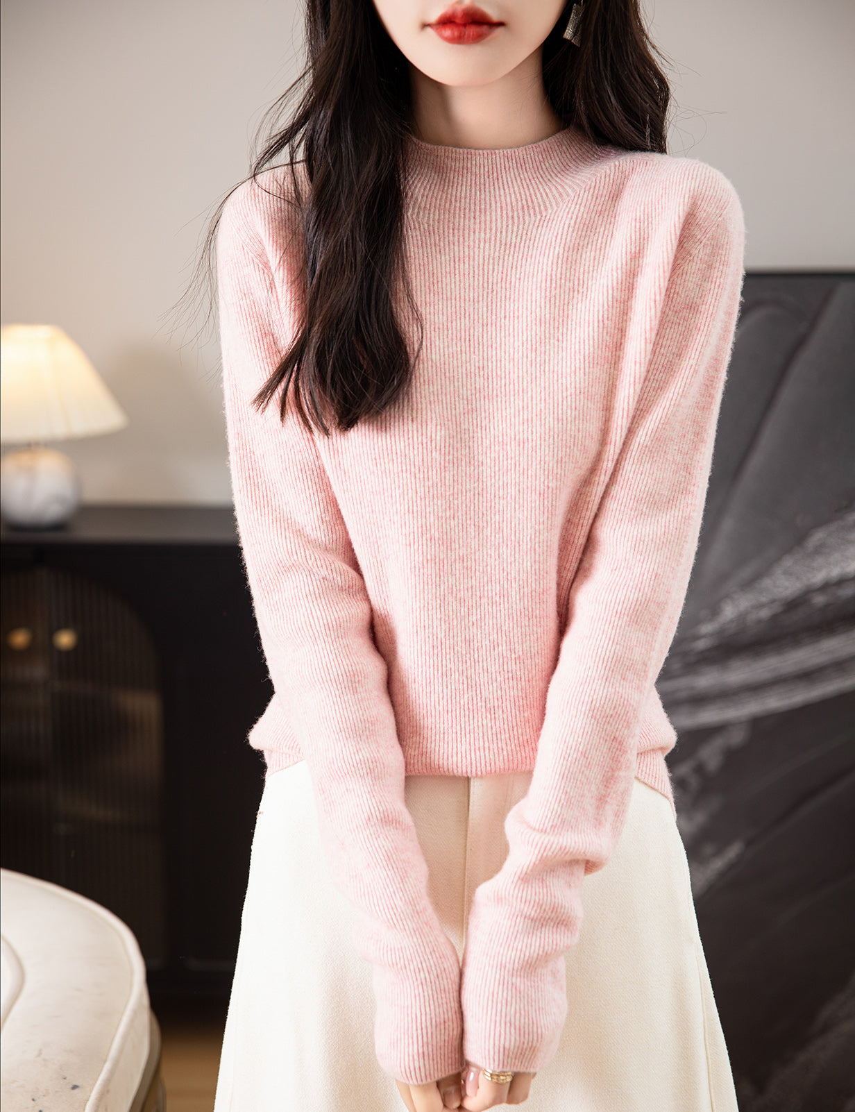 Ruby Woman Long Sleeve Knitted Sweater