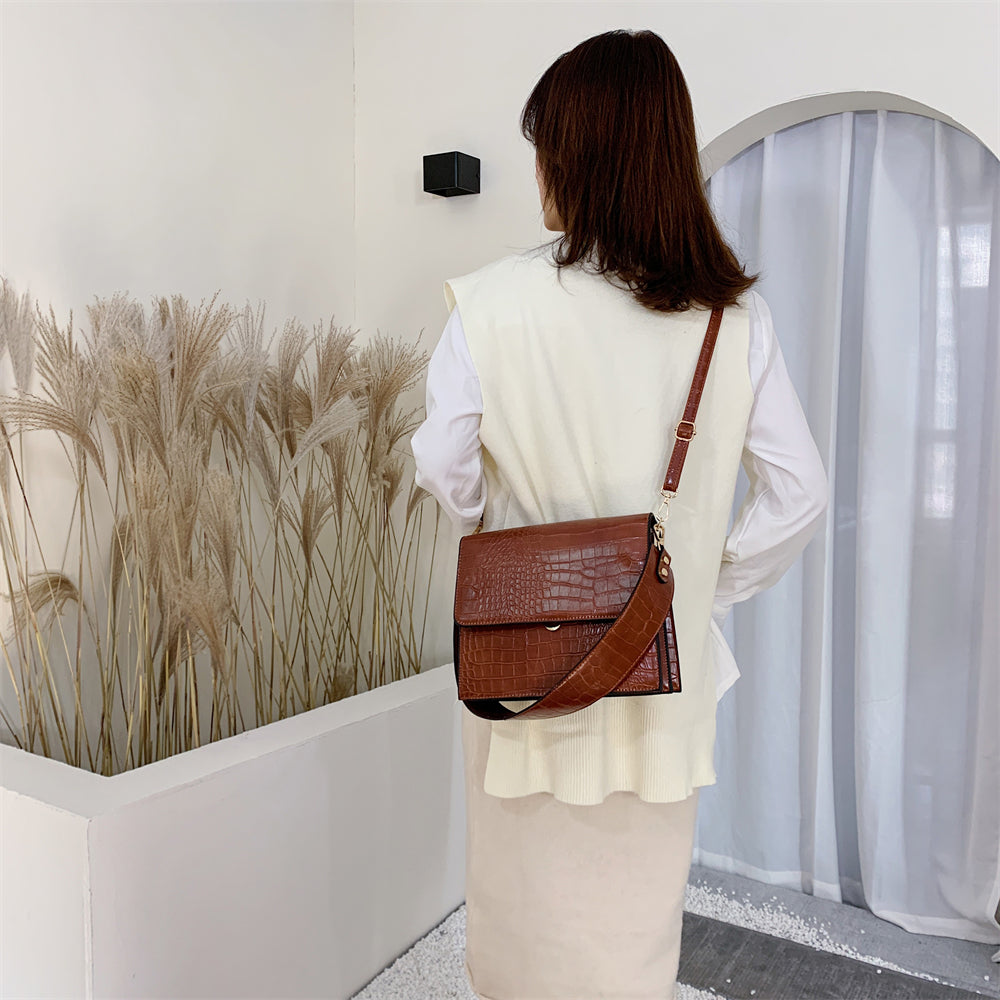 Samantha Vintage PU Leather Shoulder Crossbody Bag