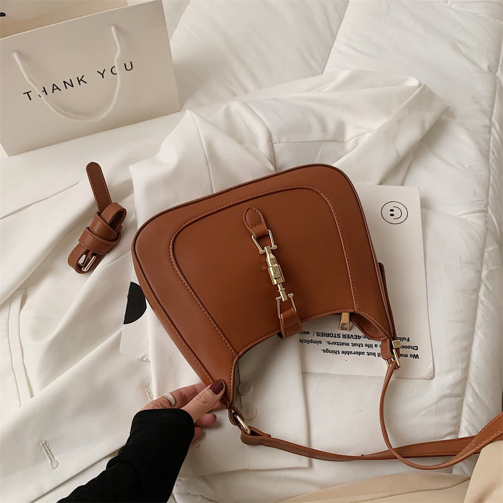 Ester Designer Leather Shoulder Crossbody Bag