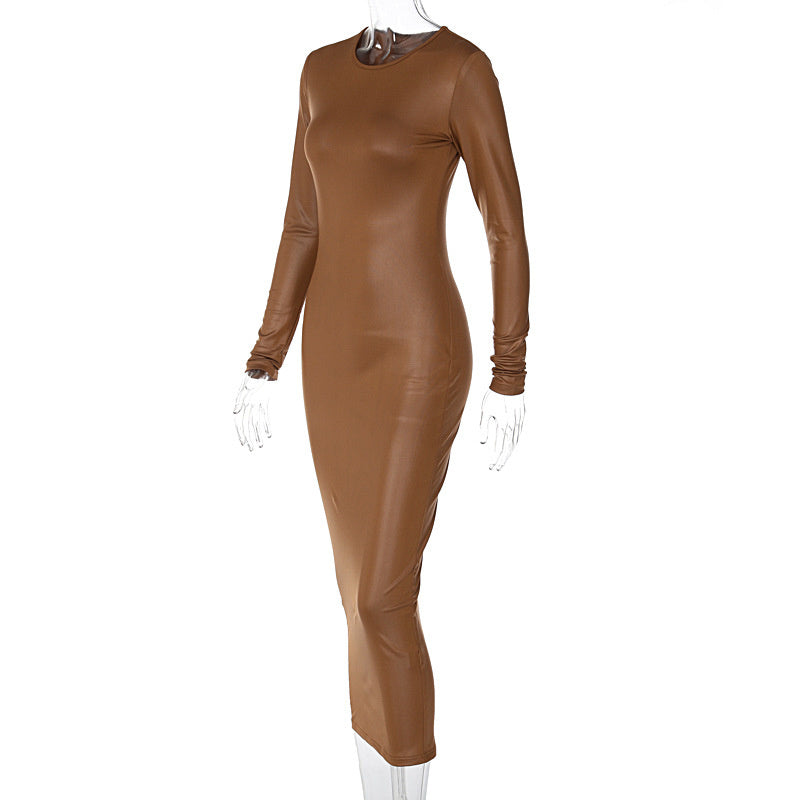 Jill Full Sleeve Bodycon Midi Dress