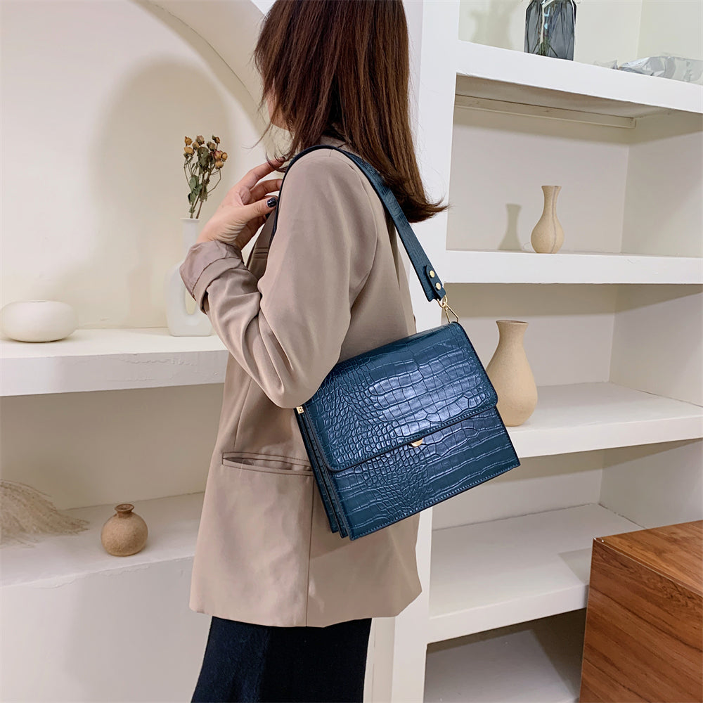 Samantha Vintage PU Leather Shoulder Crossbody Bag