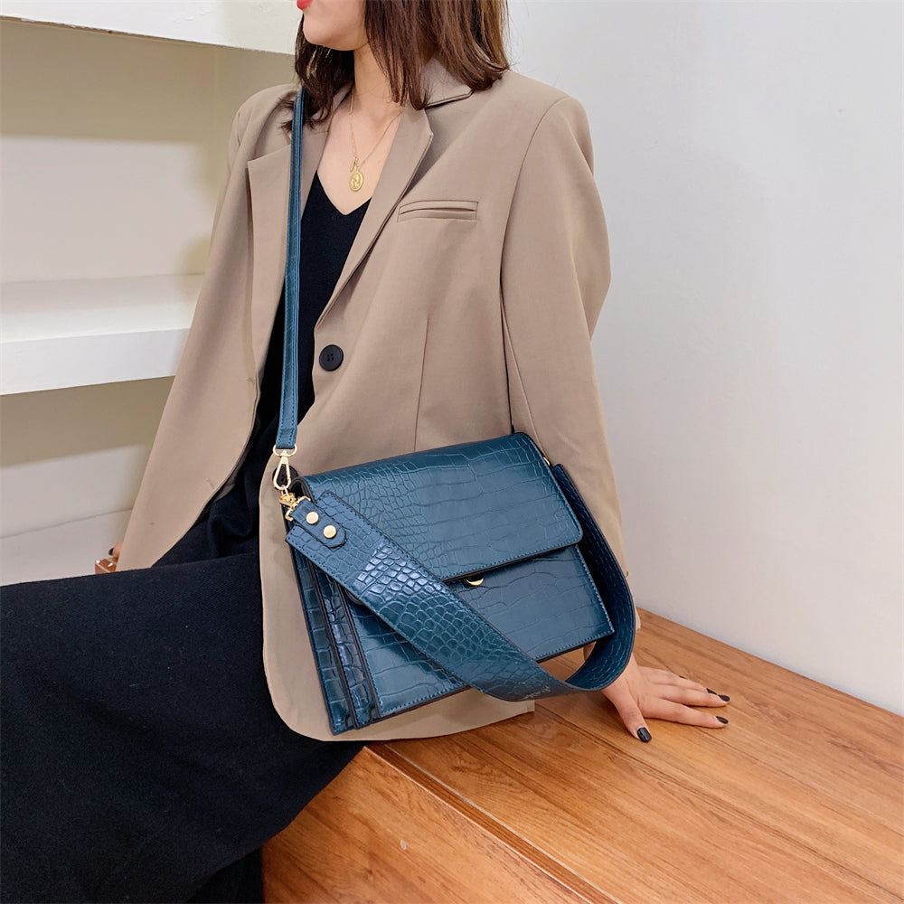 Samantha Vintage PU Leather Shoulder Crossbody Bag