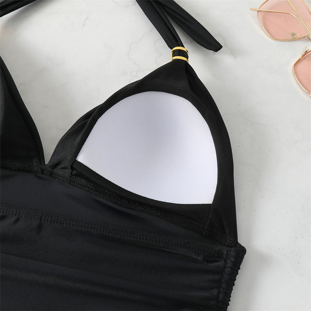 Nicole Sexy Printed Halter Bikini