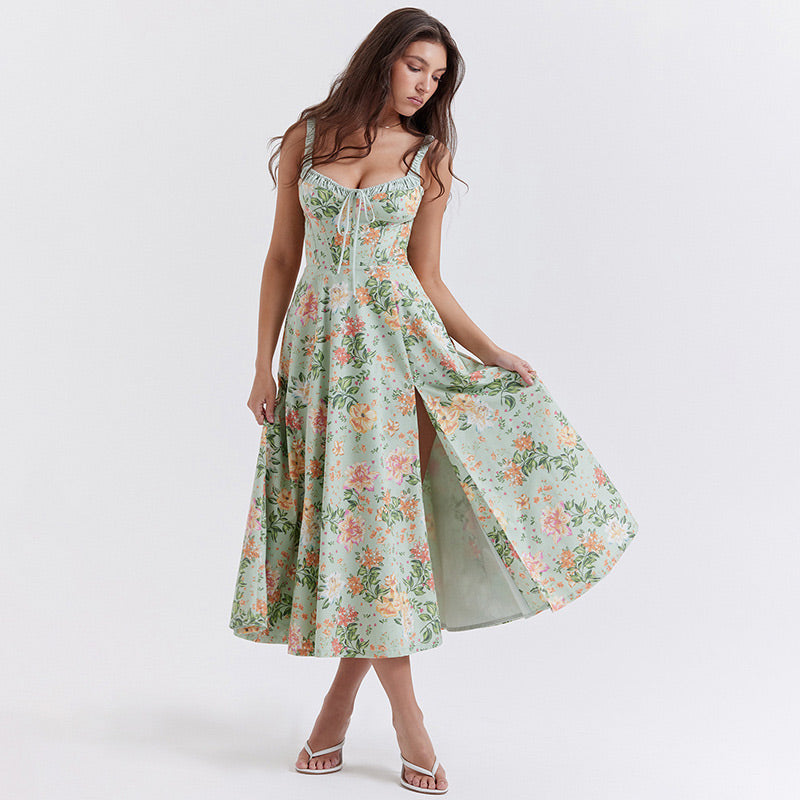 Laurie Floral Print Midi Dress