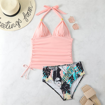 Nicole Sexy Printed Halter Bikini