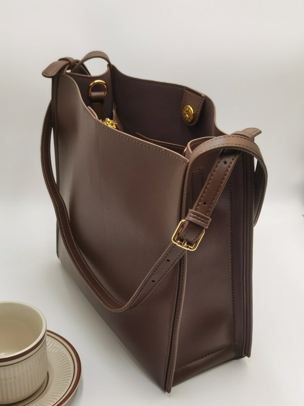 Sharon Genuine Leather Tote Bag