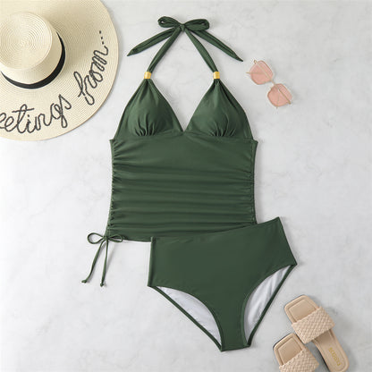 Nicole Sexy Printed Halter Bikini