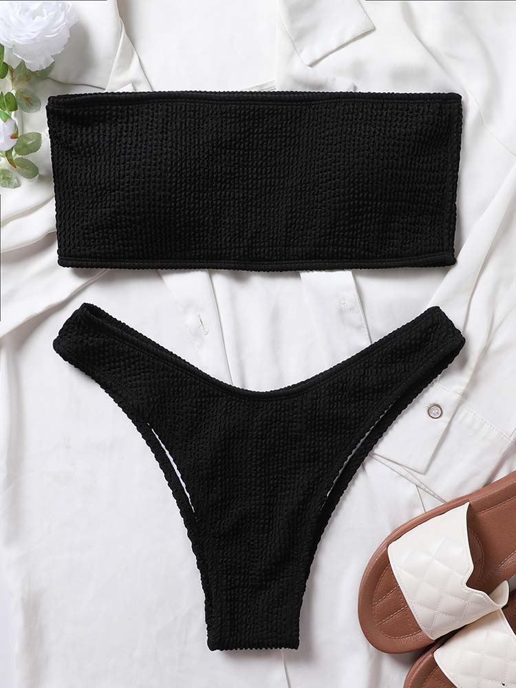 Ruby High Waist Tube Top Sexy Bikini