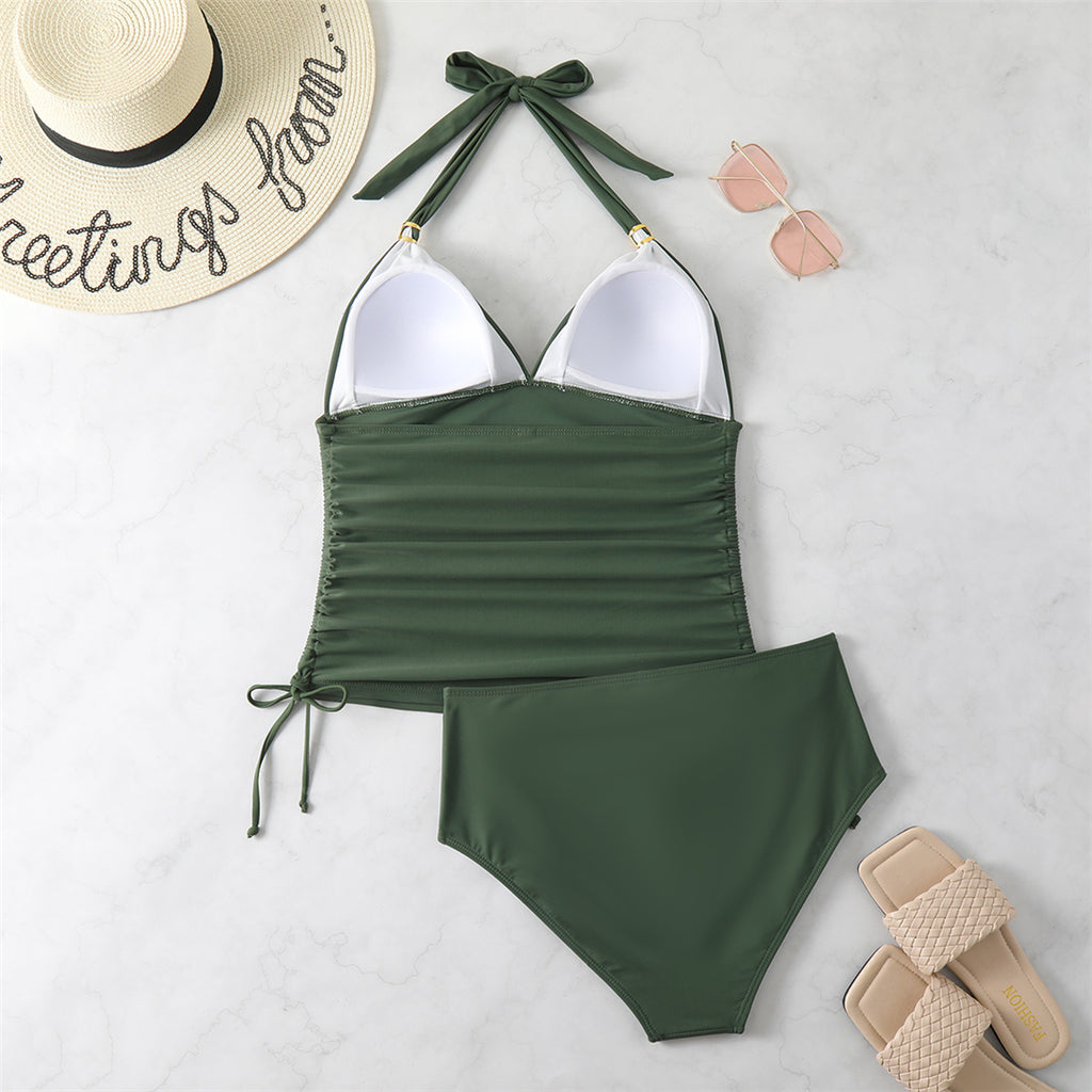 Nicole Sexy Printed Halter Bikini