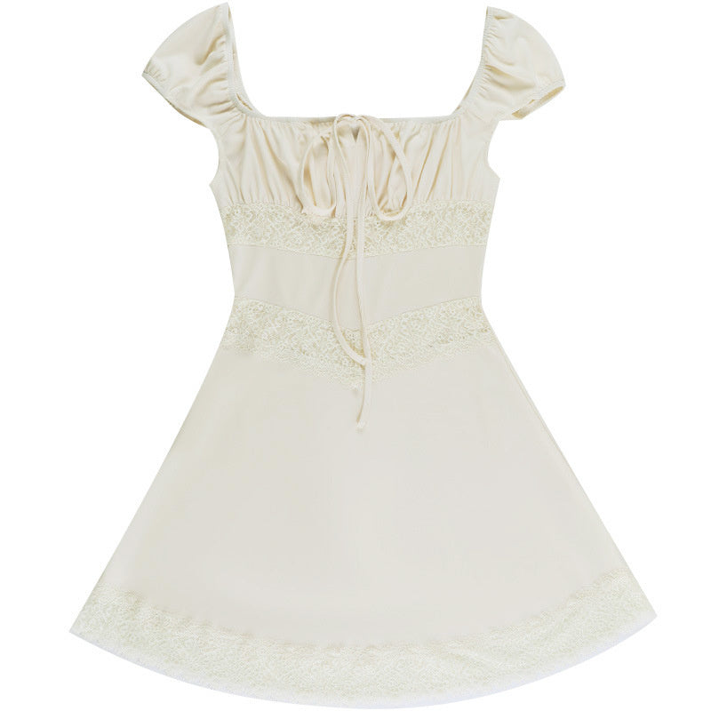 Wendy Hollow Out Lace Sexy Mini Dress