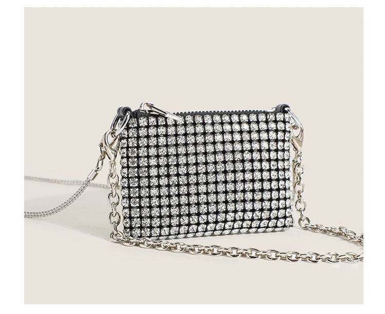 Pamela Diamonds Coin Purses Shinny Bag