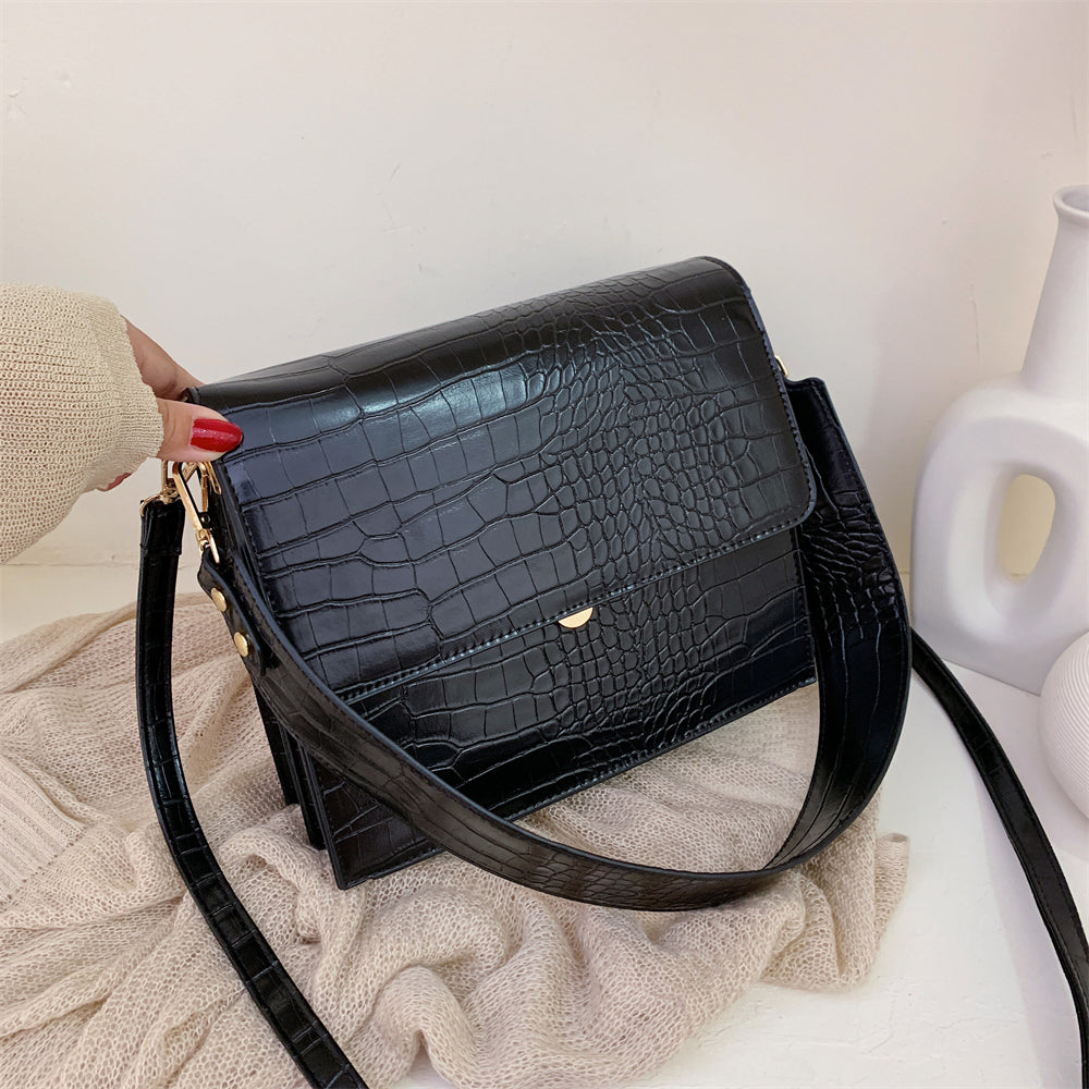Samantha Vintage PU Leather Shoulder Crossbody Bag