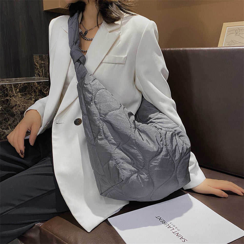 Peggy Padded Big Crossbody Hobo Bag