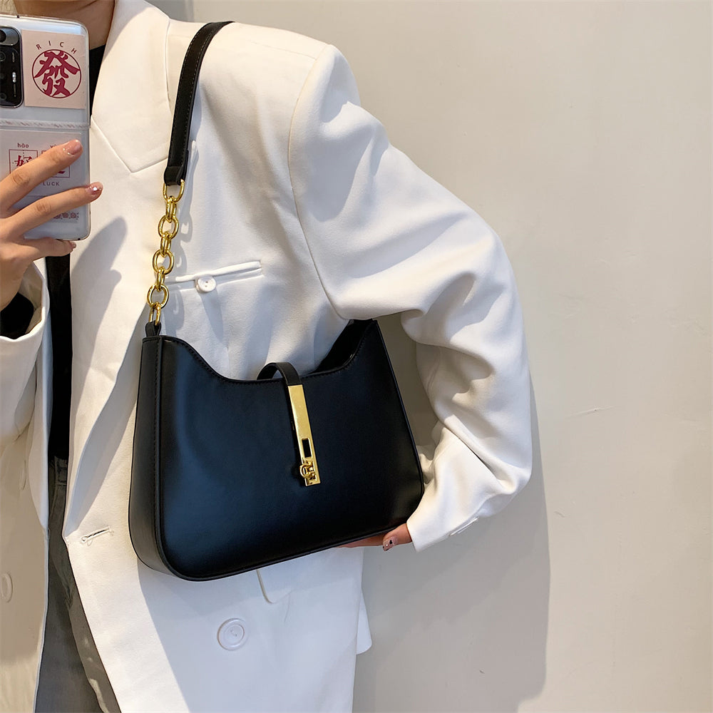 Ester Designer Leather Shoulder Crossbody Bag