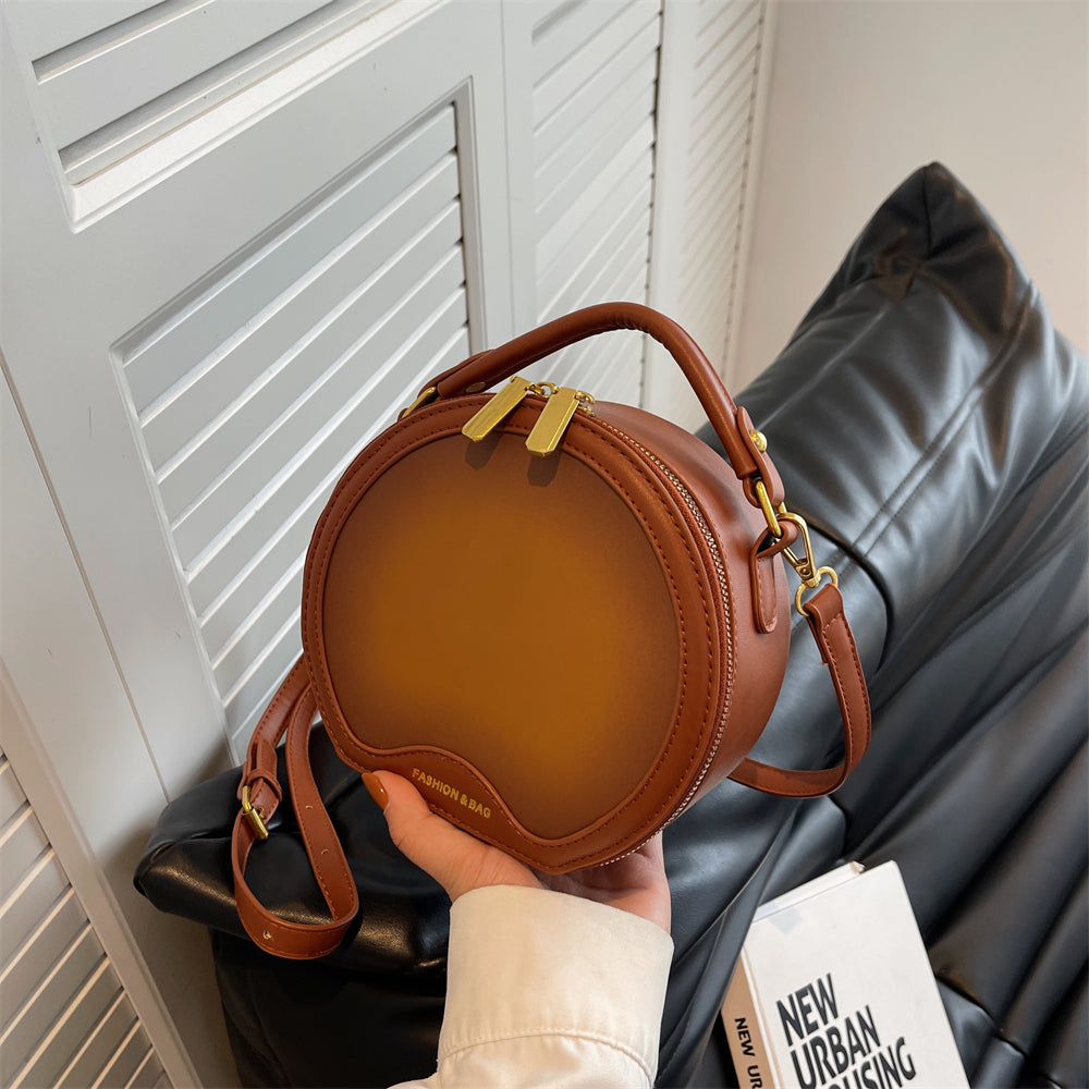 Heather Vintage Style Round Handbag