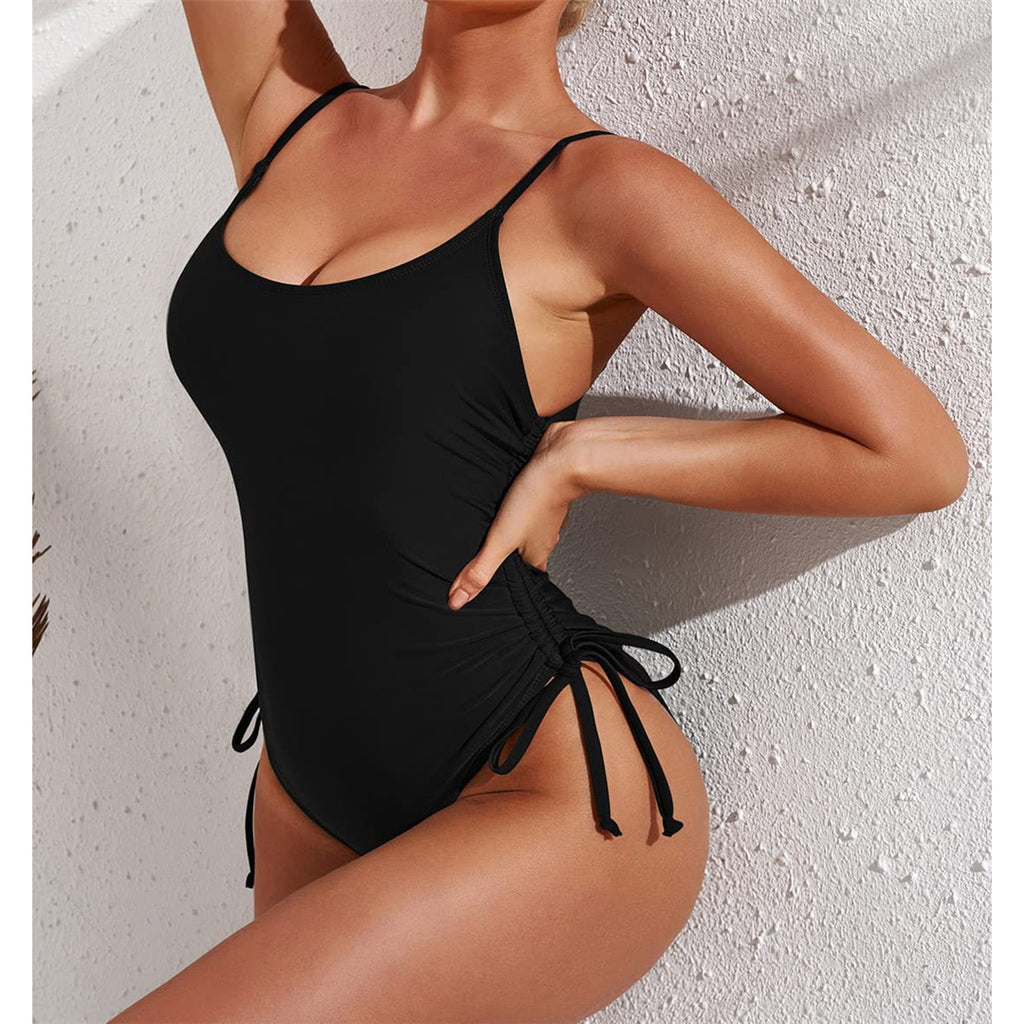 Maggie Sexy Lace Up High Leg Monokini