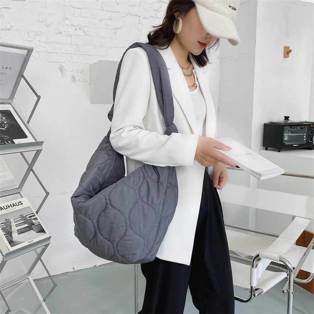 Peggy Padded Big Crossbody Hobo Bag
