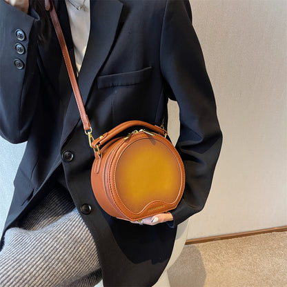 Heather Vintage Style Round Handbag