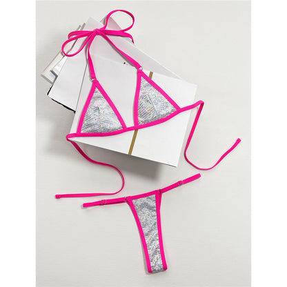 Jocelyn Sexy Halter Mini Thong Bikini