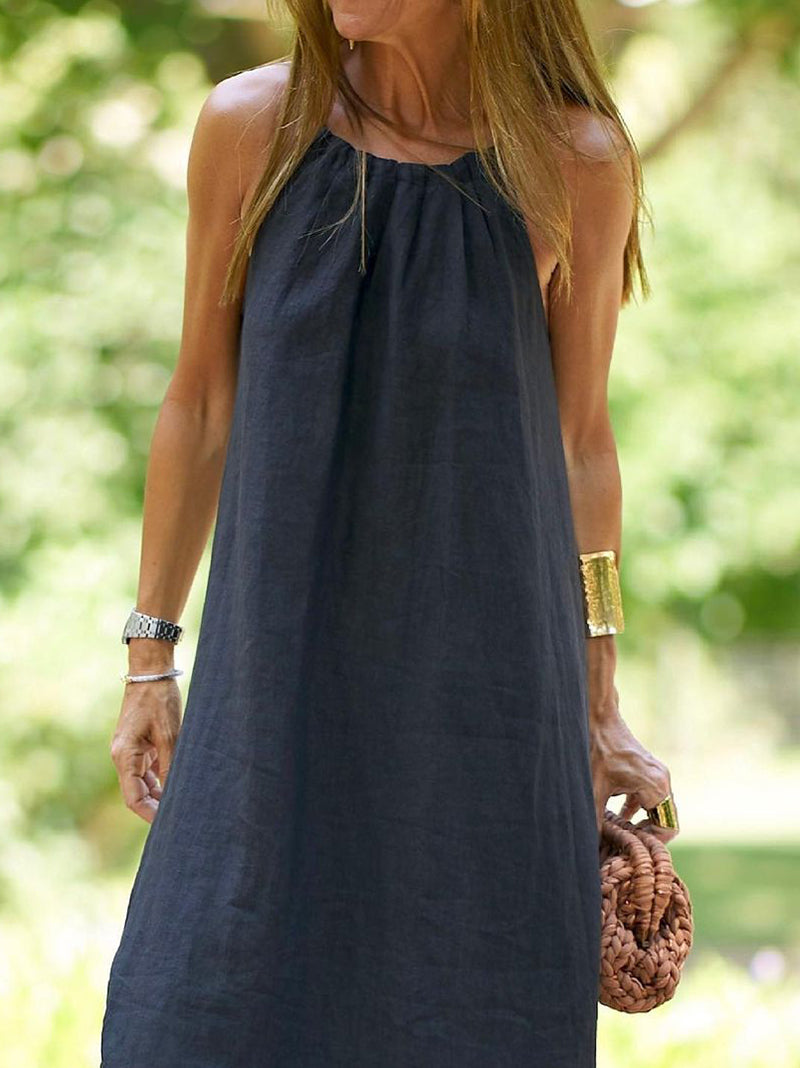 Summer Halter Maxi Dress