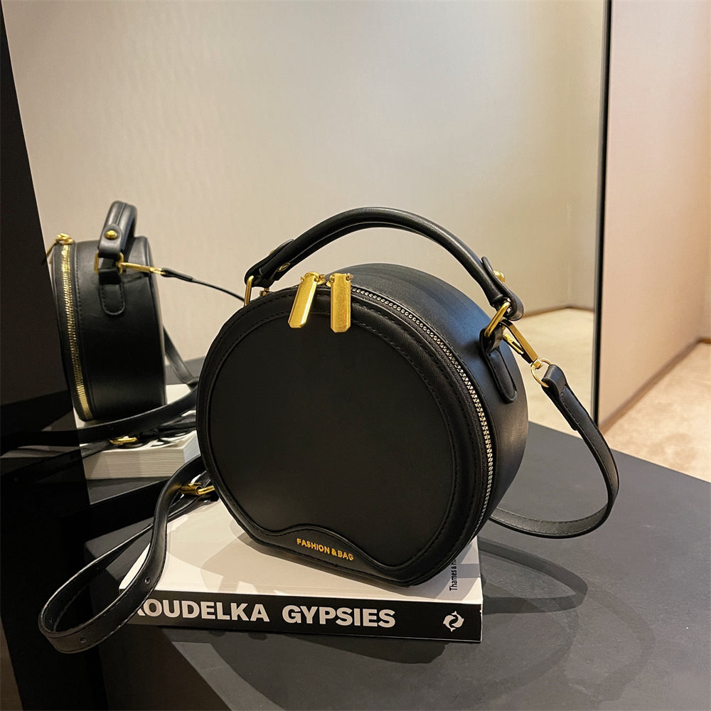 Heather Vintage Style Round Handbag