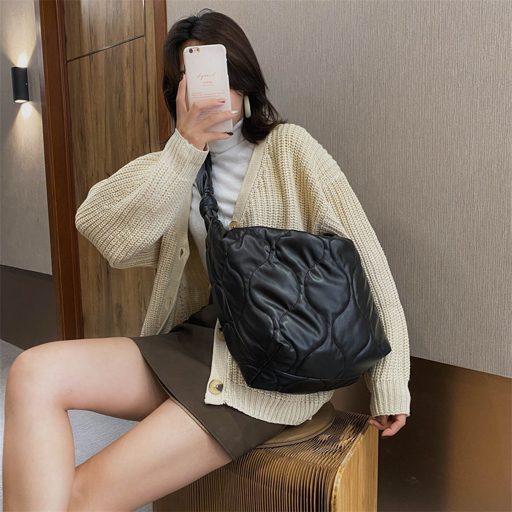 Peggy Padded Big Crossbody Hobo Bag