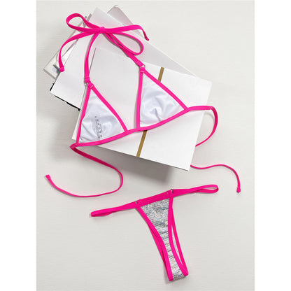 Jocelyn Sexy Halter Mini Thong Bikini