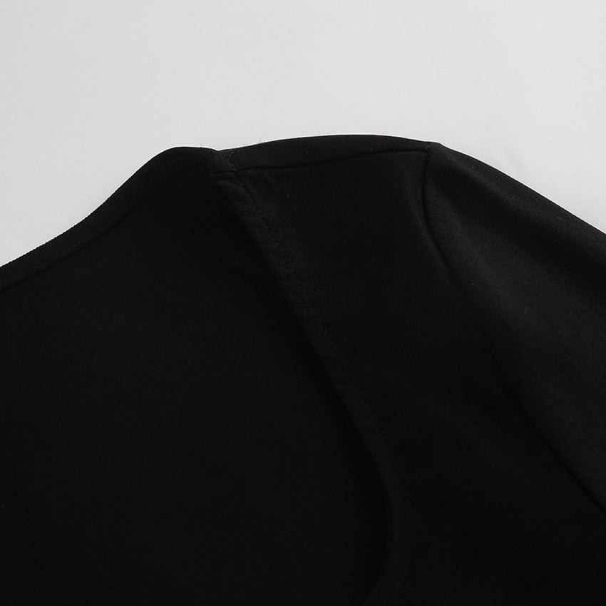 Tracy Square Neck Long Sleeve Mini Dress