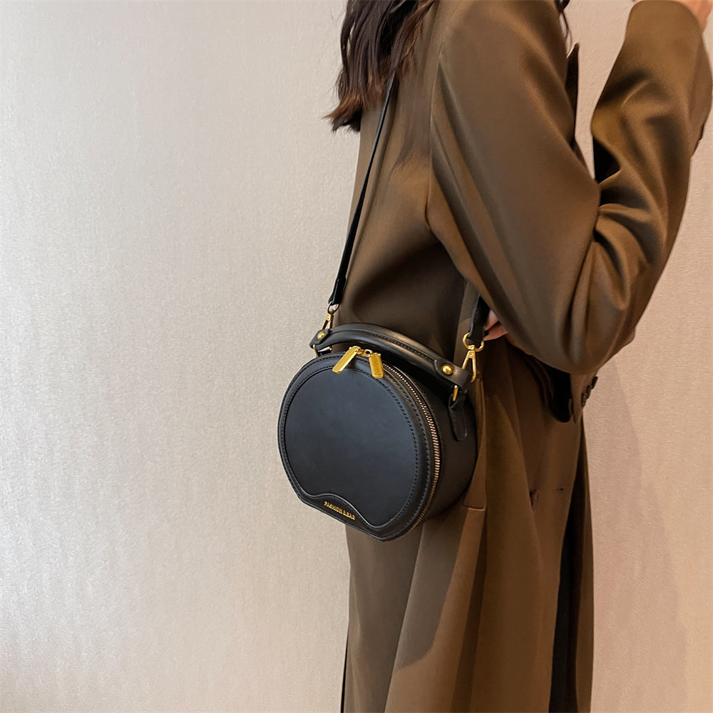 Heather Vintage Style Round Handbag