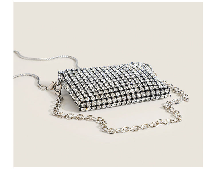 Pamela Diamonds Coin Purses Shinny Bag