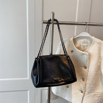 Tracy Leather Big Capacity Crossbody Messenger Bag