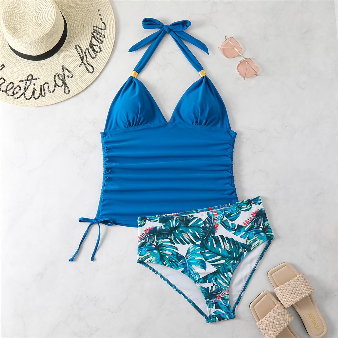 Nicole Sexy Printed Halter Bikini