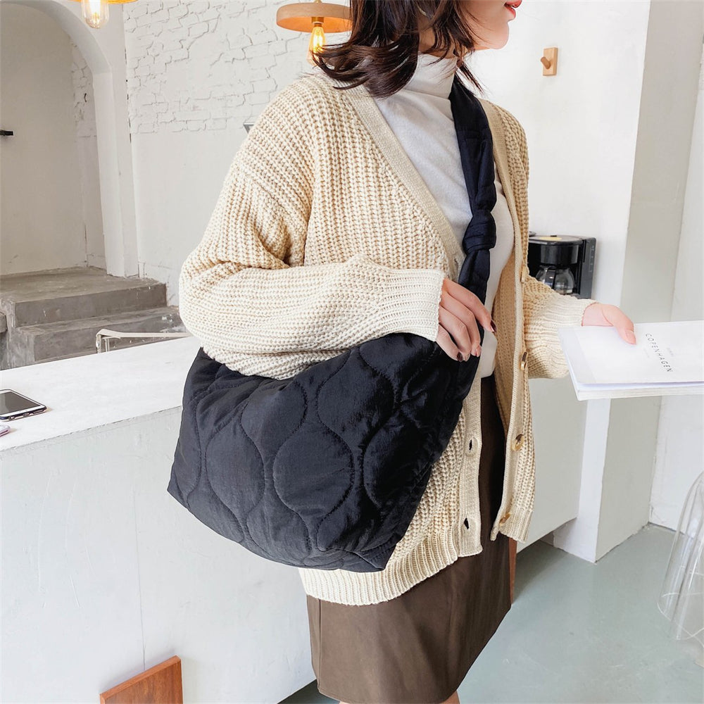 Peggy Padded Big Crossbody Hobo Bag