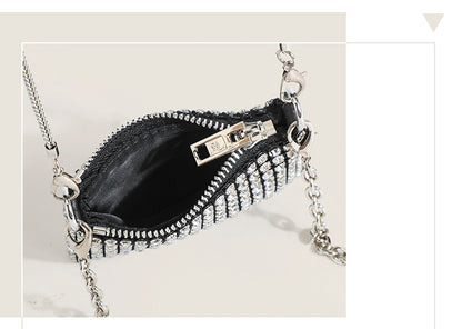 Pamela Diamonds Coin Purses Shinny Bag