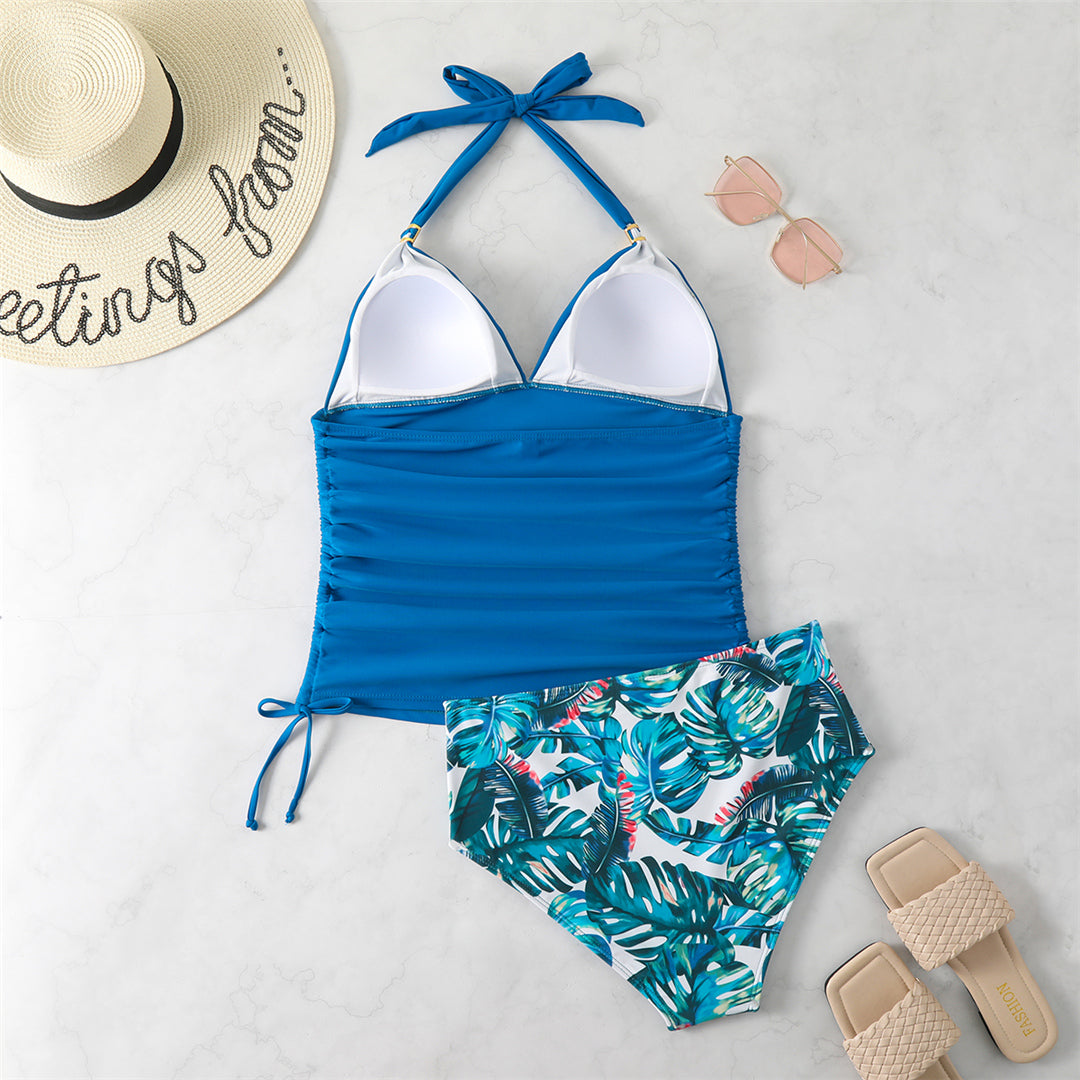 Nicole Sexy Printed Halter Bikini