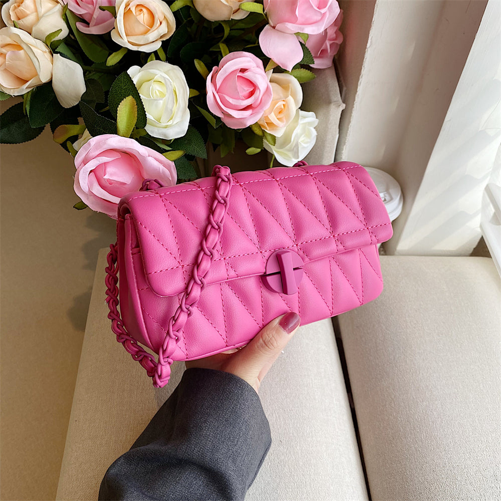 Mary Embroidery Thread Chain Crossbody Bag