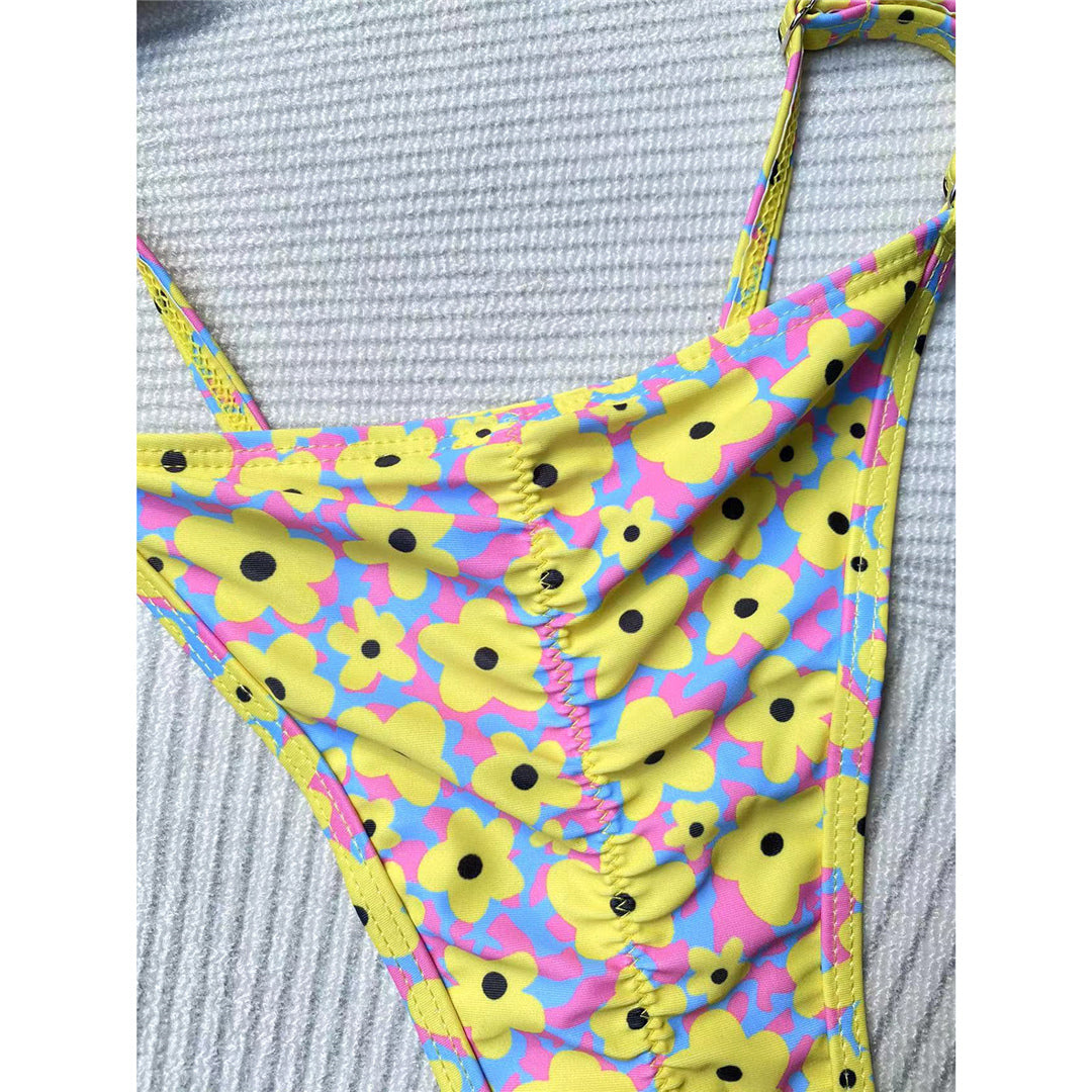 Sophia Printed Halter Bikini