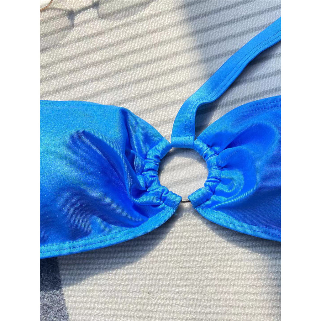 Laura Sexy One Shoulder Cut Out Brazilian Bikini