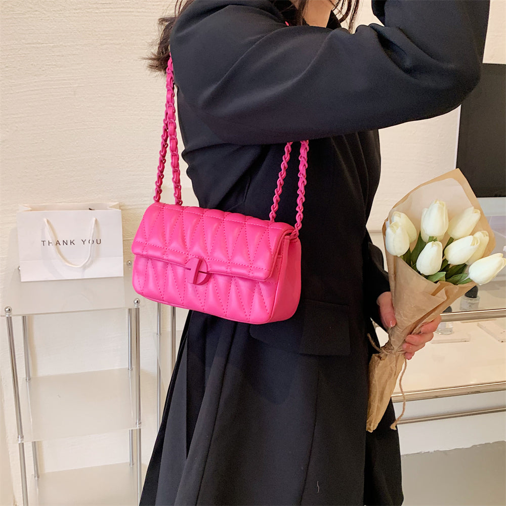 Mary Embroidery Thread Chain Crossbody Bag