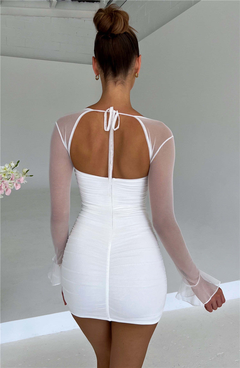 Doris Backless Sexy Mini Dress