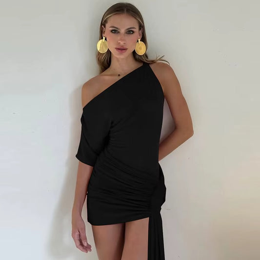 Сlara Backless Irregular Sexy Mini Dress